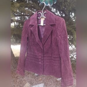 Leather Suede Jacket Tall Girl Size 10